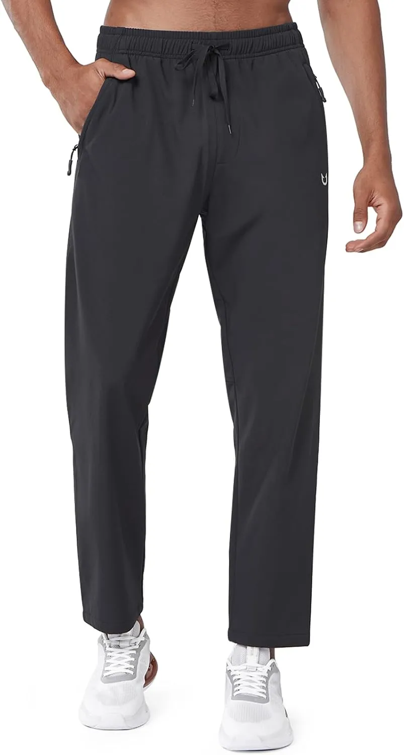 NORTHYARD Men's Fleece Lined Pants Athletic Workout Running Joggers Winter Warm Wind Sweatpants for Active Gym Track Jogging