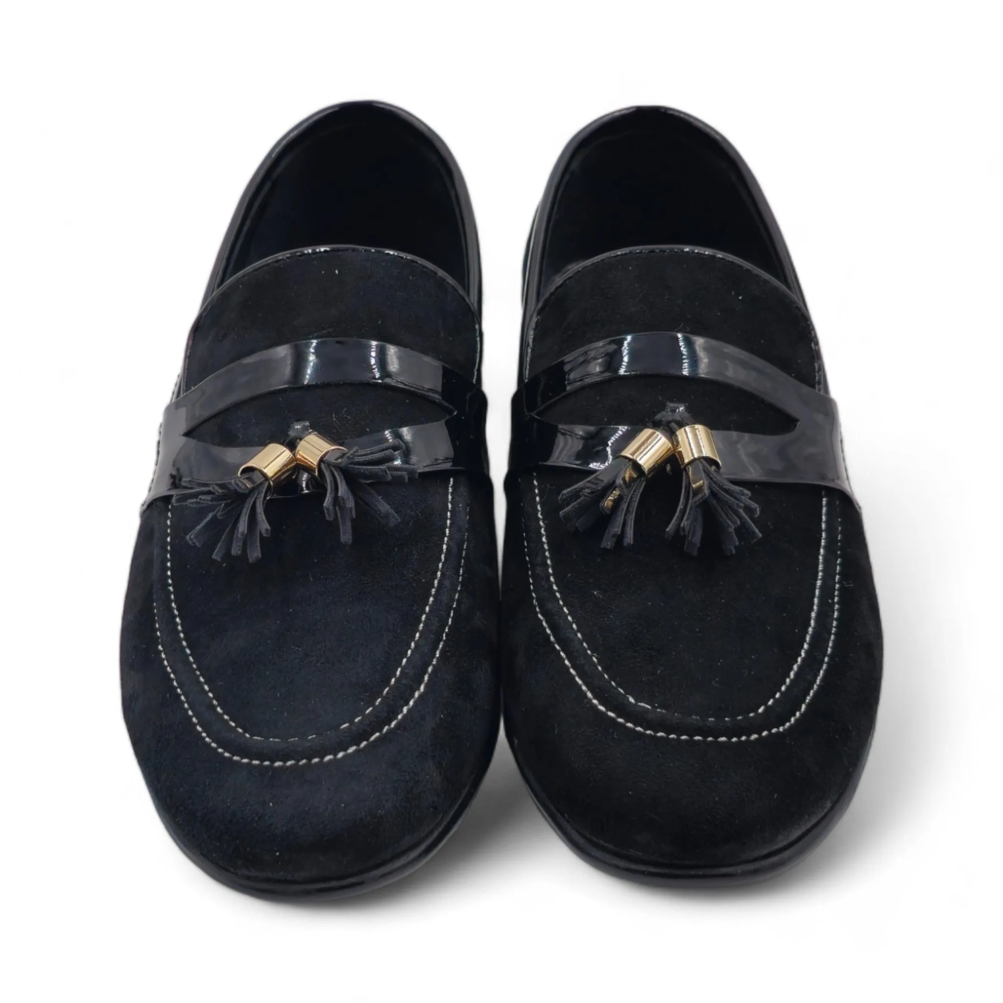 OK-3011 tuxedo Suede Leather Loafer