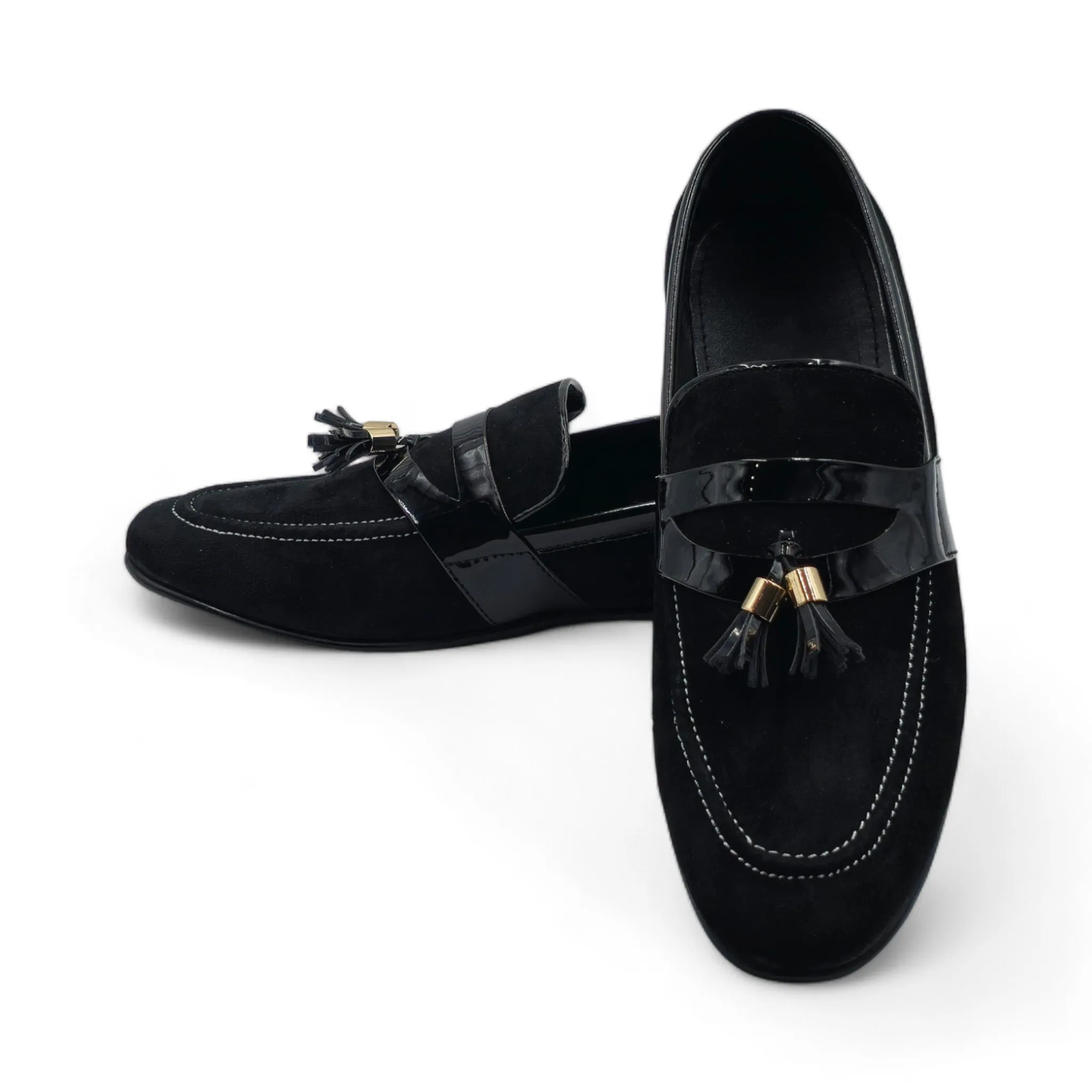 OK-3011 tuxedo Suede Leather Loafer