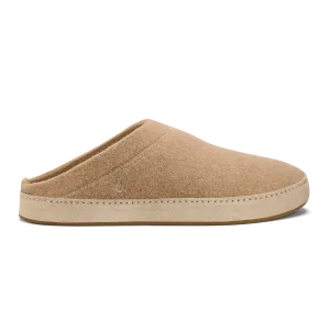 Olukai Oatmeal Hamani Hulu Men's Wool Mule Slippers 10542-5252
