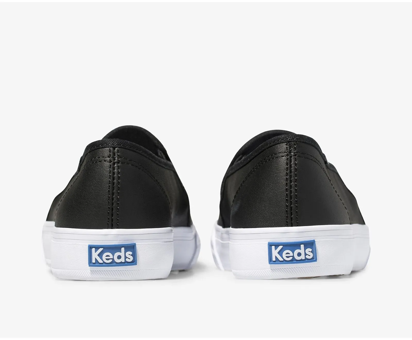 On Platform Stock-clearance Fashion Casual Decker Sneakers Leather Slip Act quickly Double Black Keds