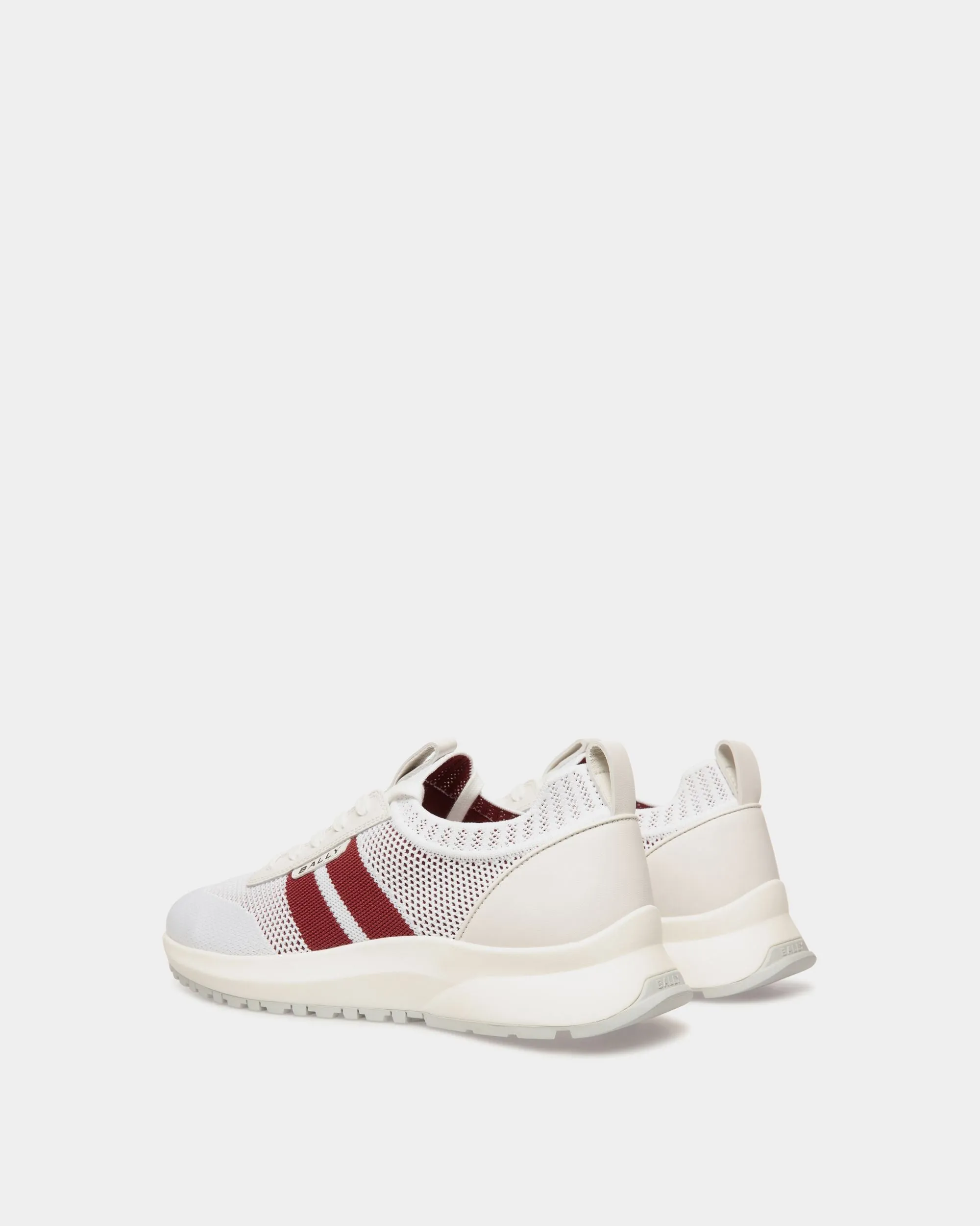 Outline Sneaker in White Knit