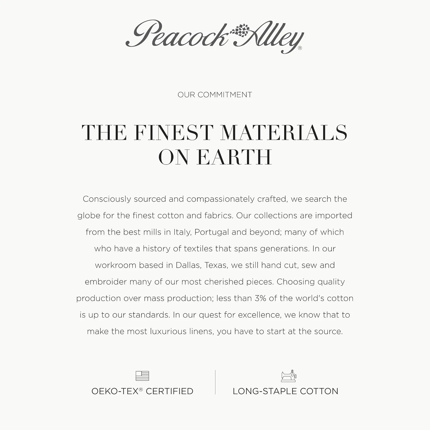 Peacock Alley Emily Sheet Sets - 100% Egyptian Cotton, 500 Thread Count Sateen Sheets for All Seasons - Dream at Home Collection - King, White