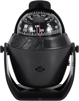 Portable High Accuracy LED Light Pivoting Compass Navigation Electronic Compass Dashboard Car Compass for Marine Boat Car