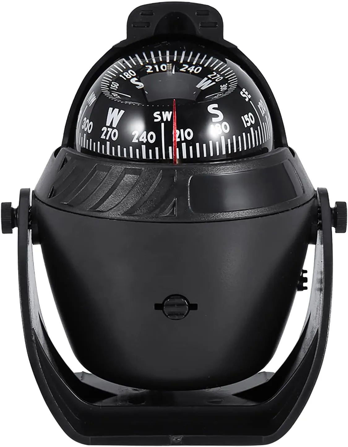 Portable High Accuracy LED Light Pivoting Compass Navigation Electronic Compass Dashboard Car Compass for Marine Boat Car