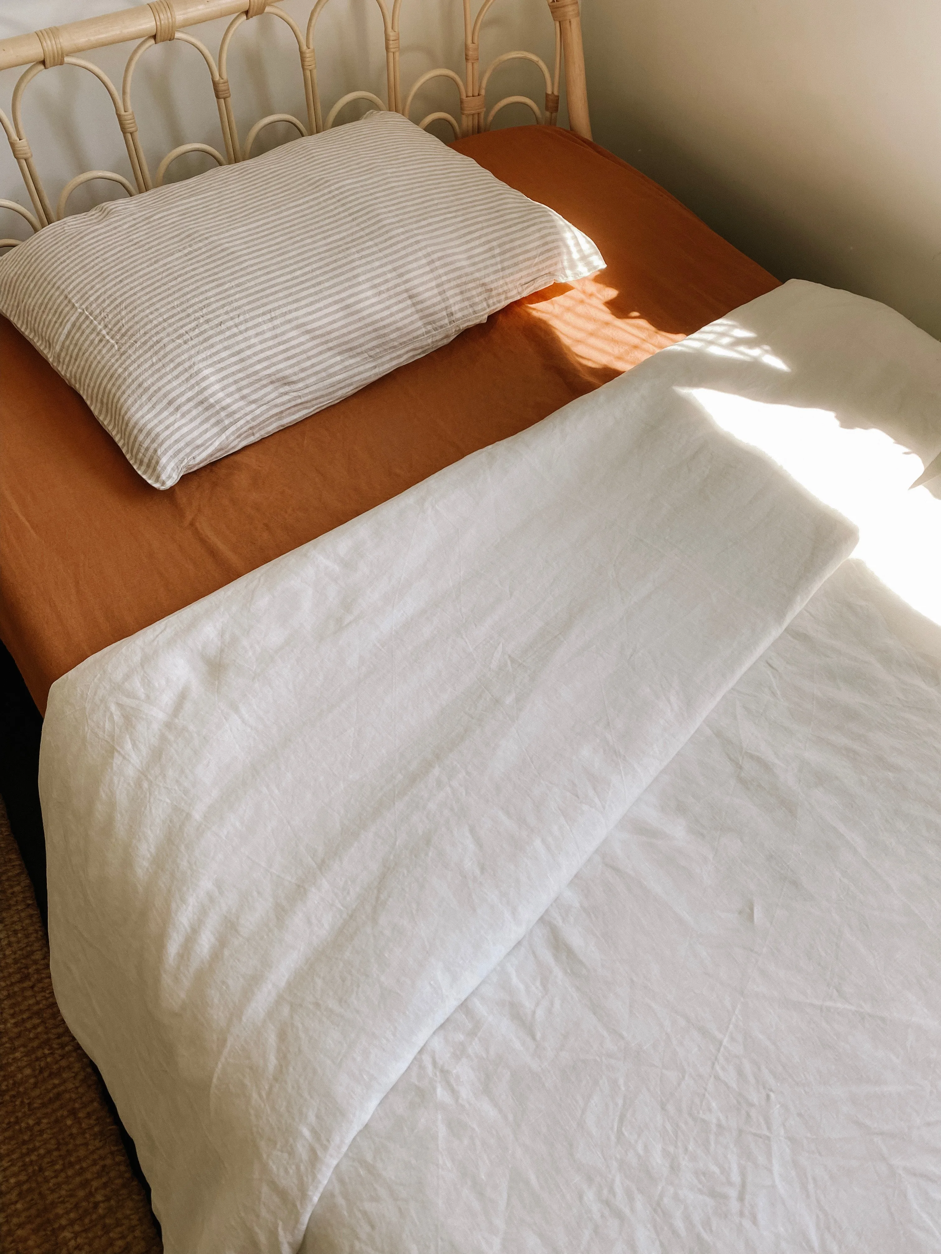 Pure Linen Sheets | CLAY | S & KS