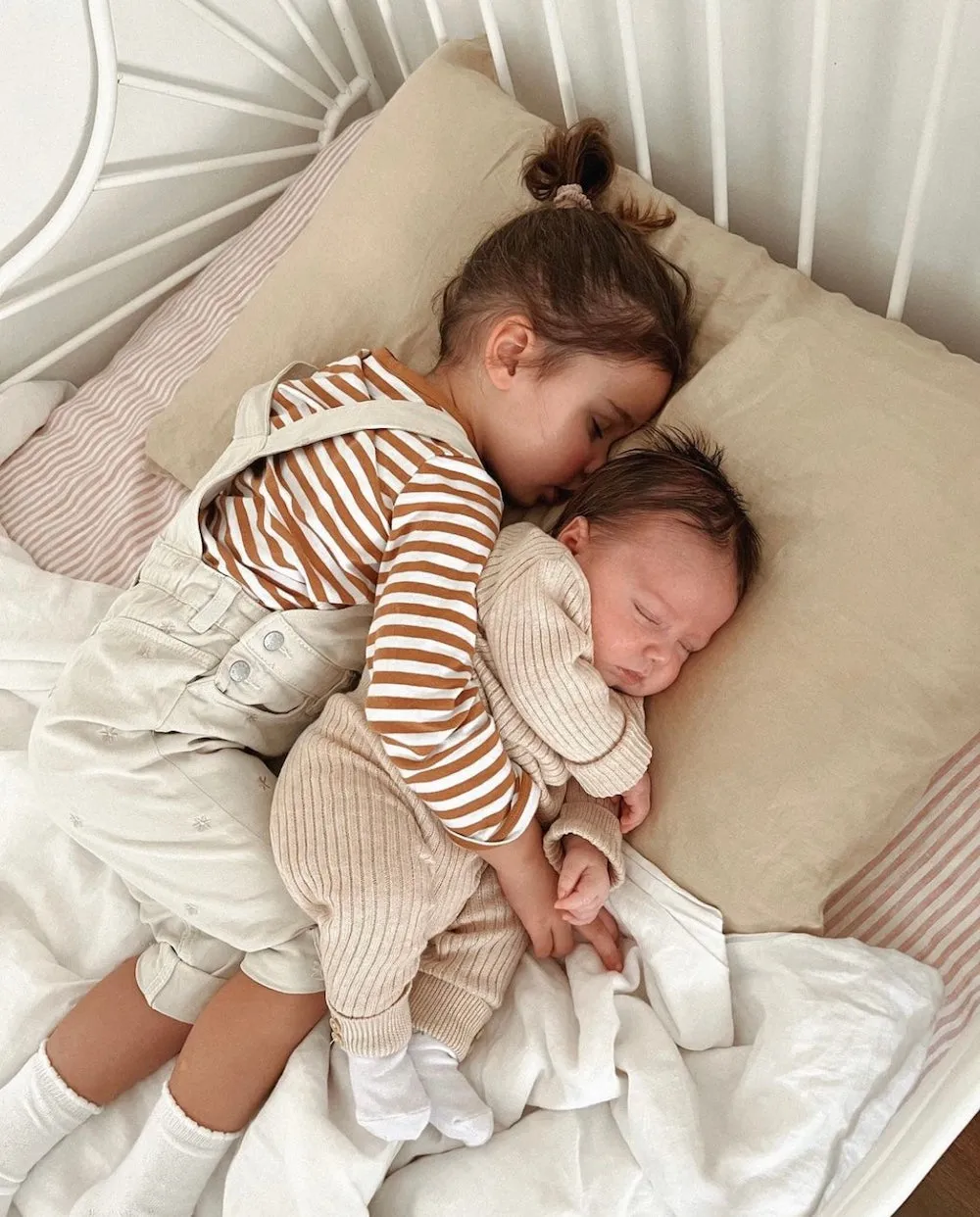 Pure Linen Sheets | PINK STRIPE | S & KS