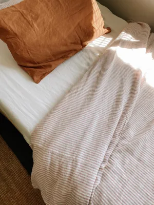 Pure Linen Sheets | WHITE | S & KS