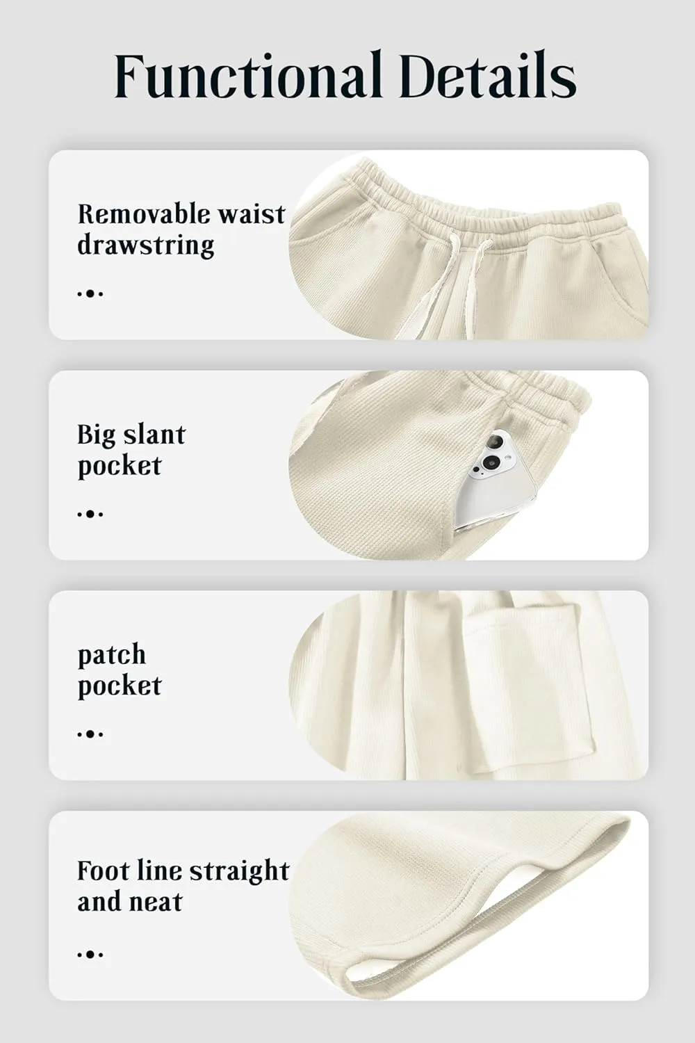 Pursky Men's Shorts Casual Elastic Waist Shorts Flat Front Short Athletic Pants with Pockets