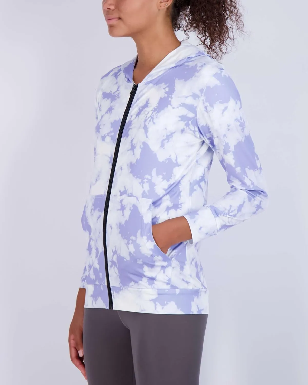 Real Essentials 3 Pack: Womens Dry-Fit Long Sleeve Quarter Zip & Full Zip Up Hoodie Workout Jacket (Available in Plus)