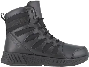 Reebok Men's Rb4355 Floatride Energy 6" Tactical Boot with Side Zipper Black Military
