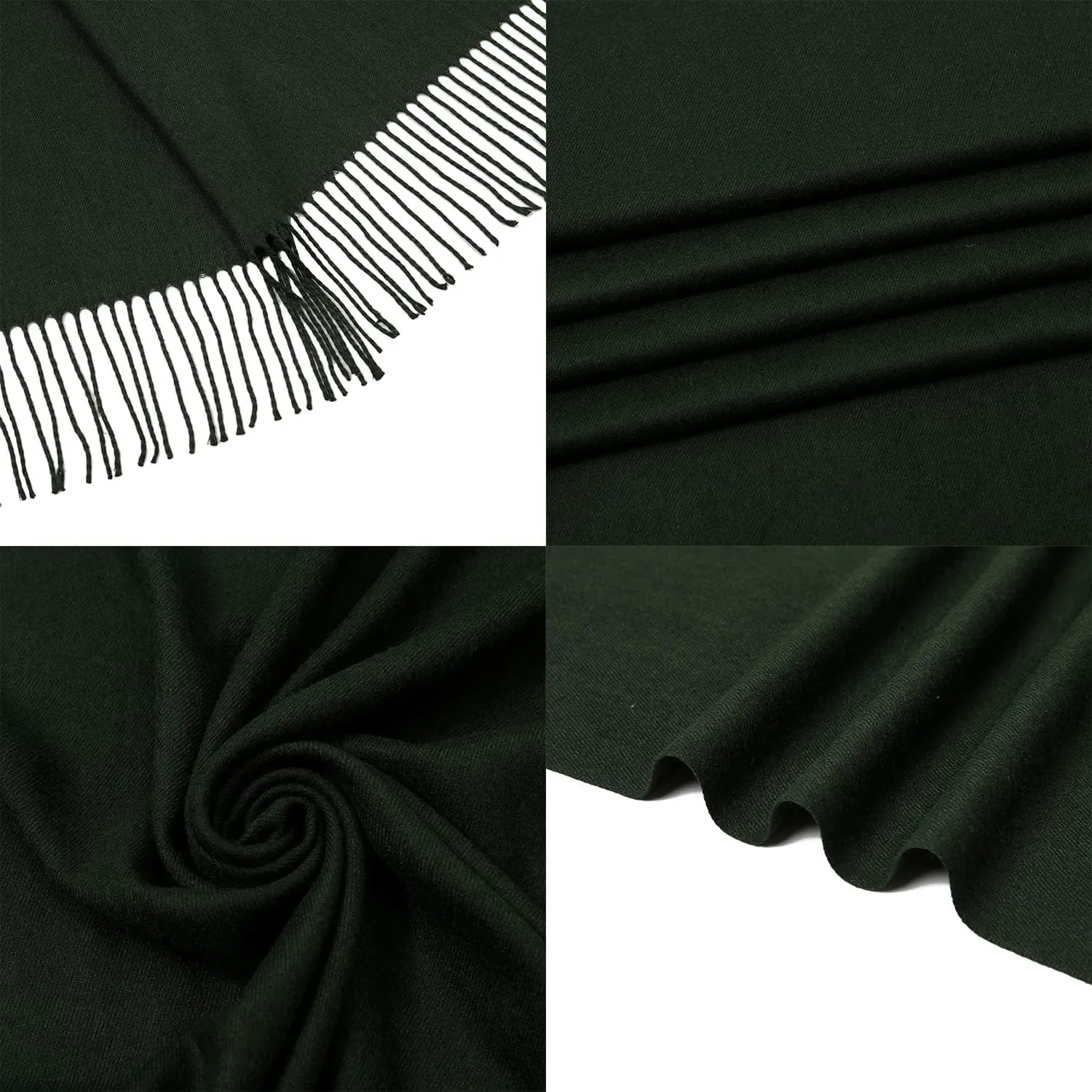 RIIQIICHY Women's Scarf Pashmina Shawls and Wraps for Evening Dress Bridesmaid Wedding Bridal Winter Warm Long Large Scarves
