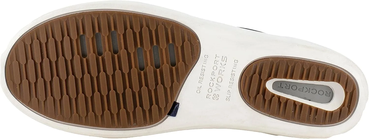 Rockport RK643 Parissa Black Composite Toe Women Work Slip-on Shoe Safety