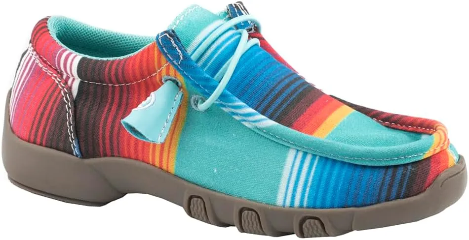 ROPER Kids Girls Chillin Serape Moccasins Casual Shoes - Multi