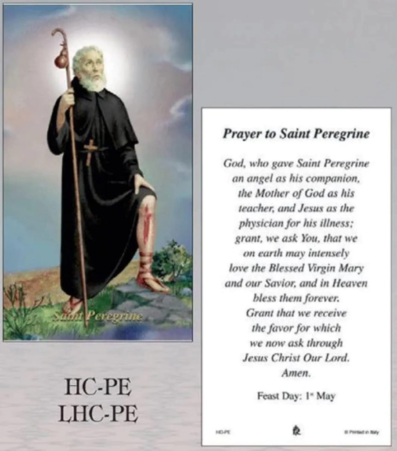 Rosaries St. Peregrine Chaplet Made with Gemstone, Central European Crystal or Wood (Patron Saint of Cancer Patients)