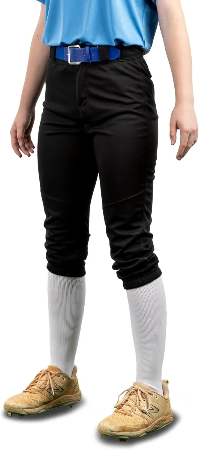 Russell Athletic Women's on Deck Softball Knicker-Stylish Beltloop Pants with Pockets for Ultimate Comfort