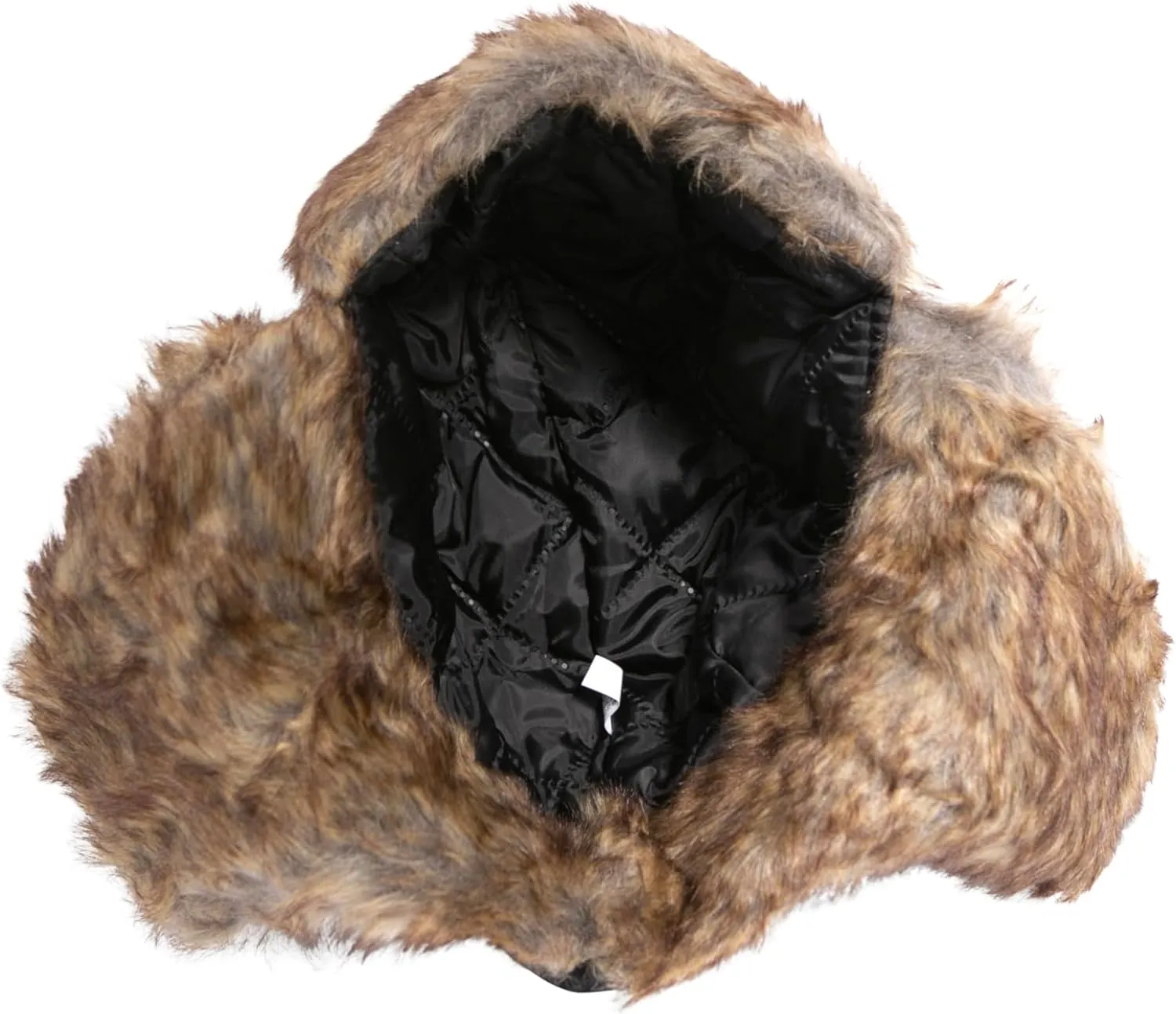Sakkas Unisex Weatherproof Nylon Faux Fur Lined Winter Earflap Trooper Aviator Hat