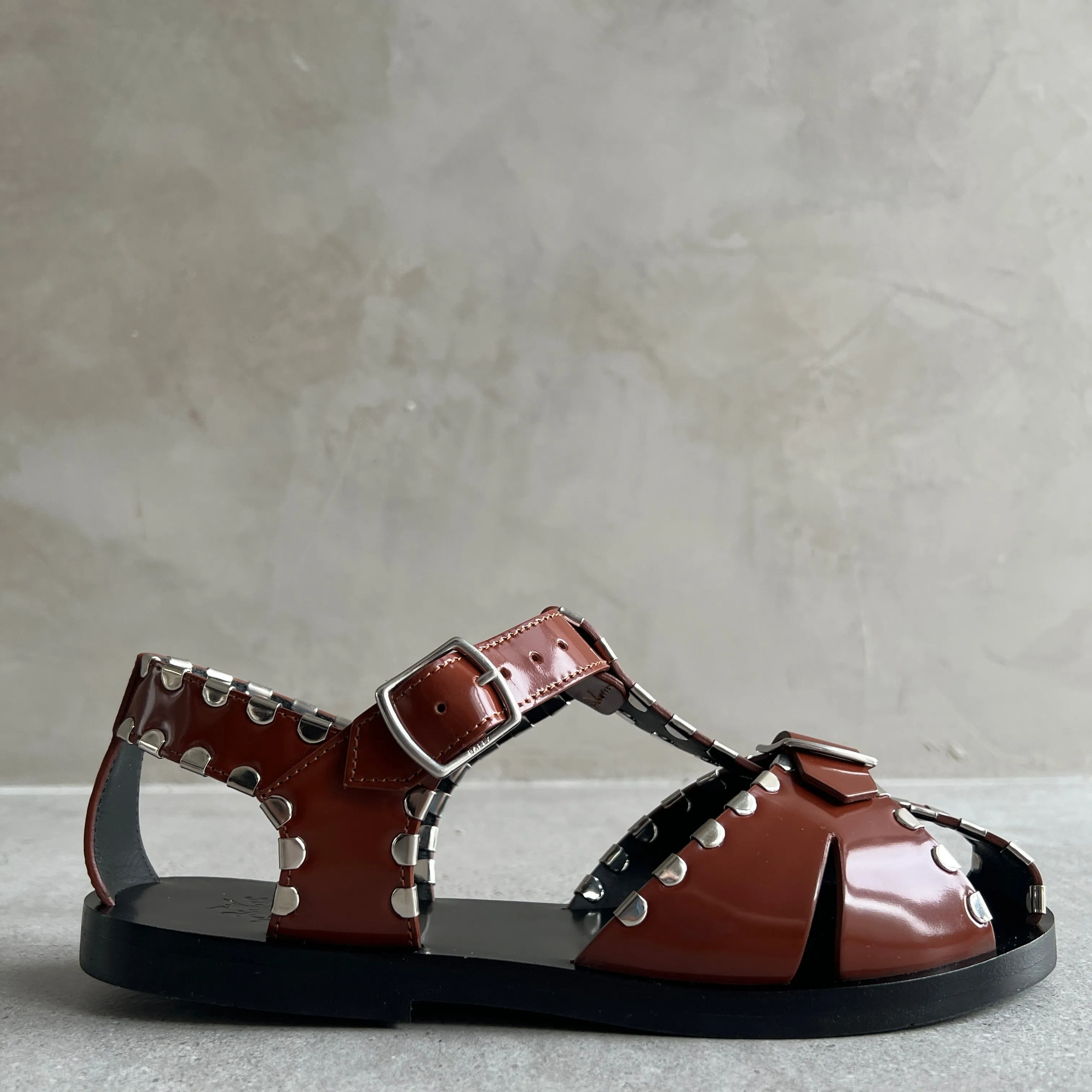 Salis Flat Sandal, Russet