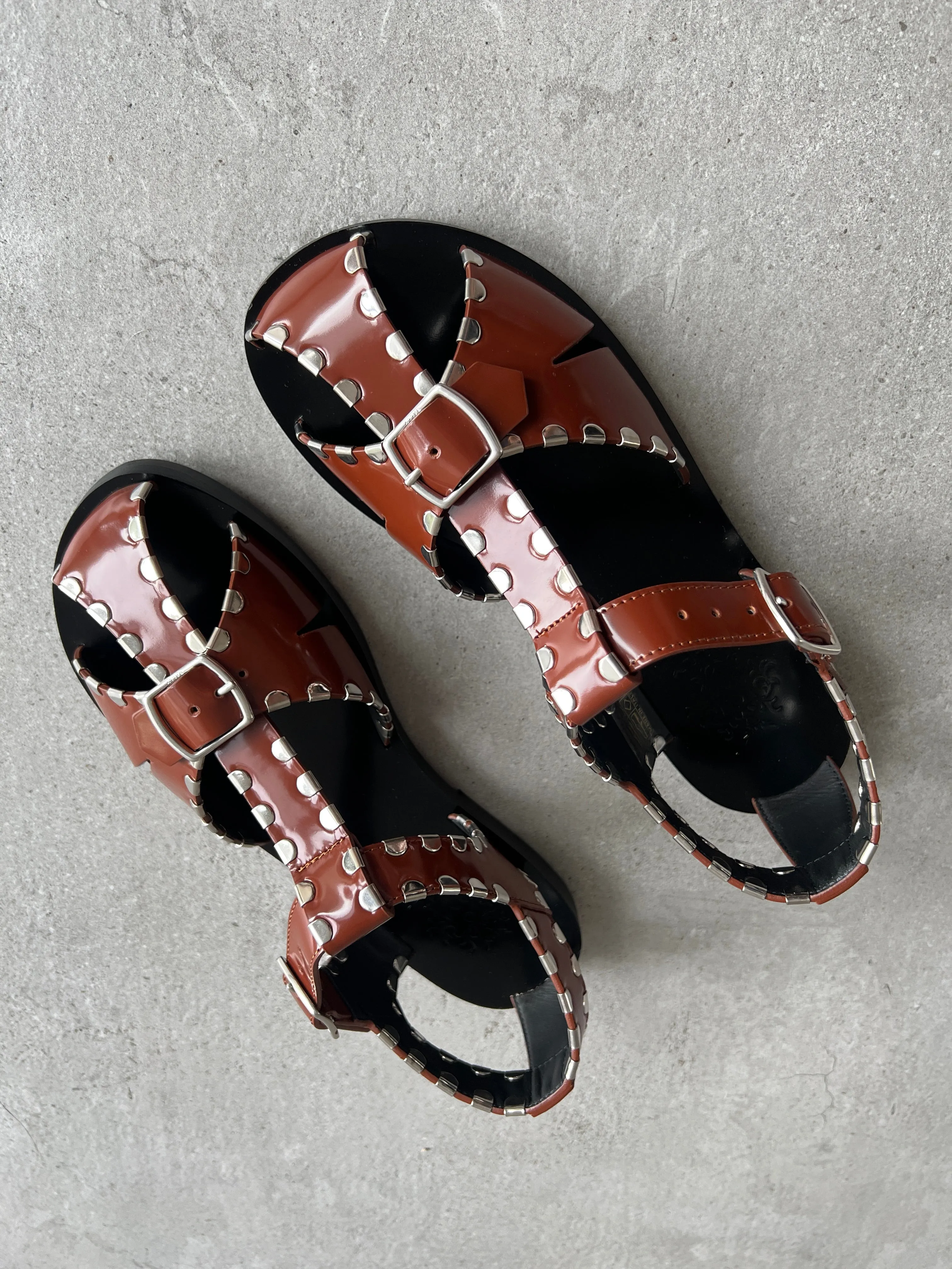 Salis Flat Sandal, Russet