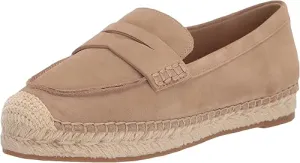 Sam Loafers Tuscan Casual Toe On Rounded Slip Automated Edelman Fashion Kai Tested Taupe
