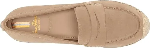 Sam Loafers Tuscan Casual Toe On Rounded Slip Automated Edelman Fashion Kai Tested Taupe