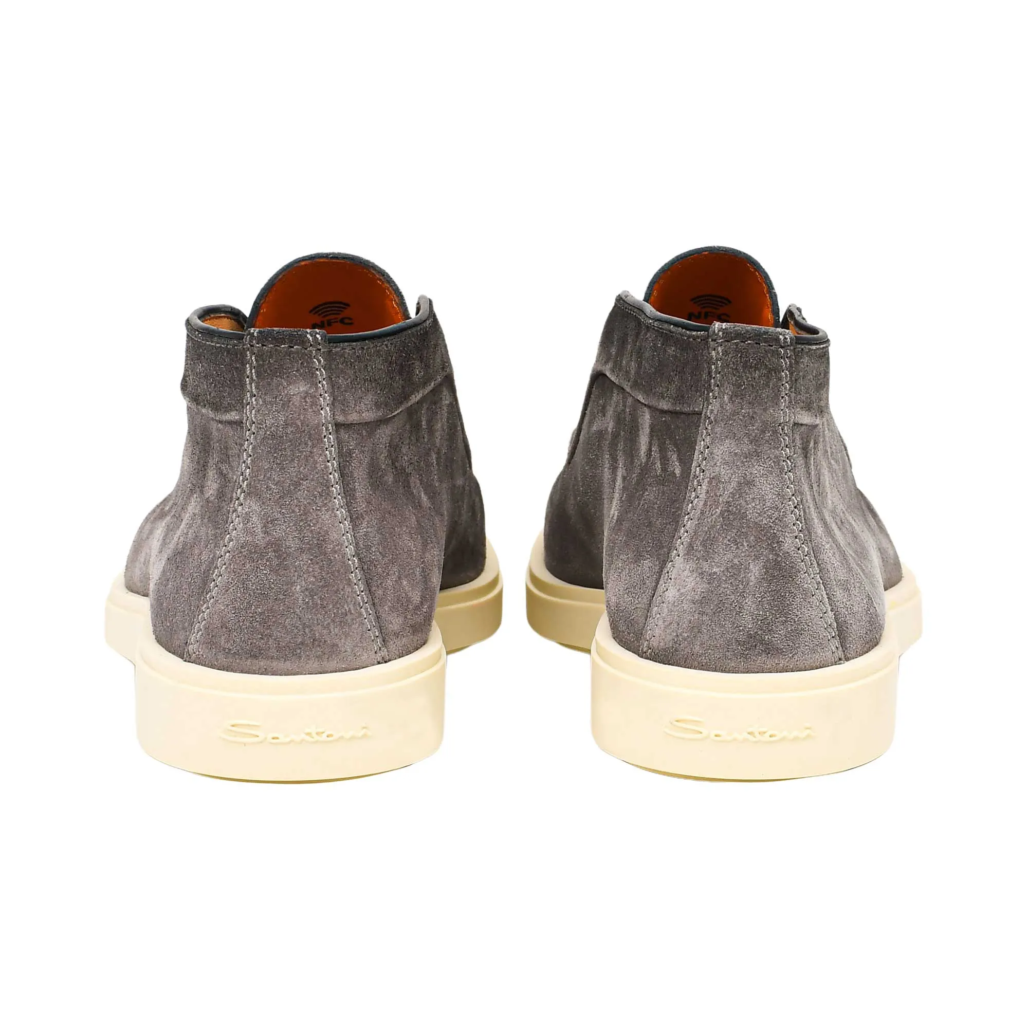 Santoni Men's Grey Loafer