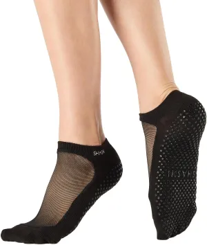 SHASHI Mesh Socks for Women – Stylish, Full-Coverage Non Slip Socks for Barre, Yoga and More