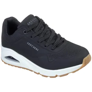 Skechers Ladies Uno  Stand On Air 73690/BLK