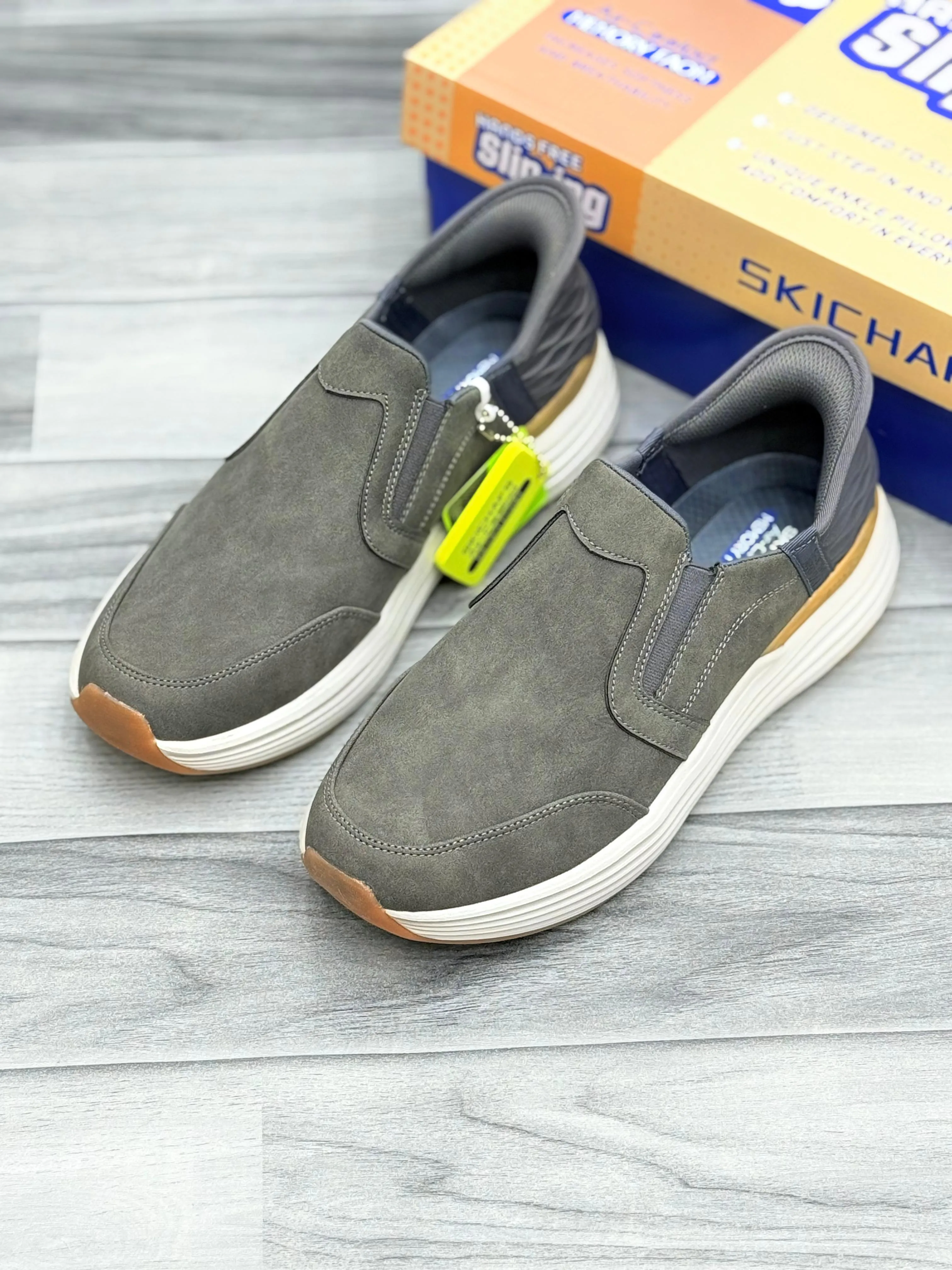 Skechers Slip-On Casual Shoes - Tan Brown