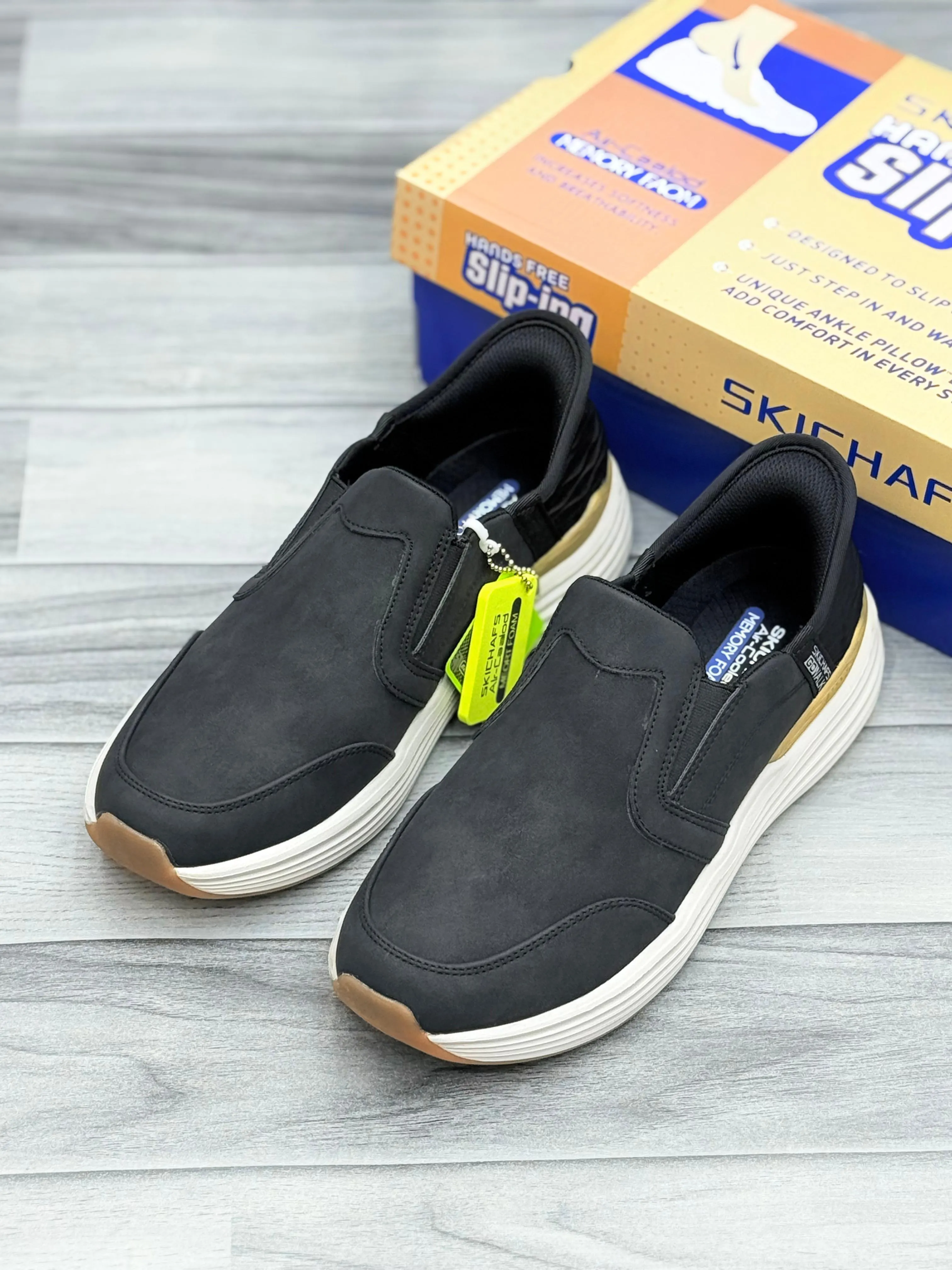 Skechers Slip-On Casual Shoes - Tan Brown
