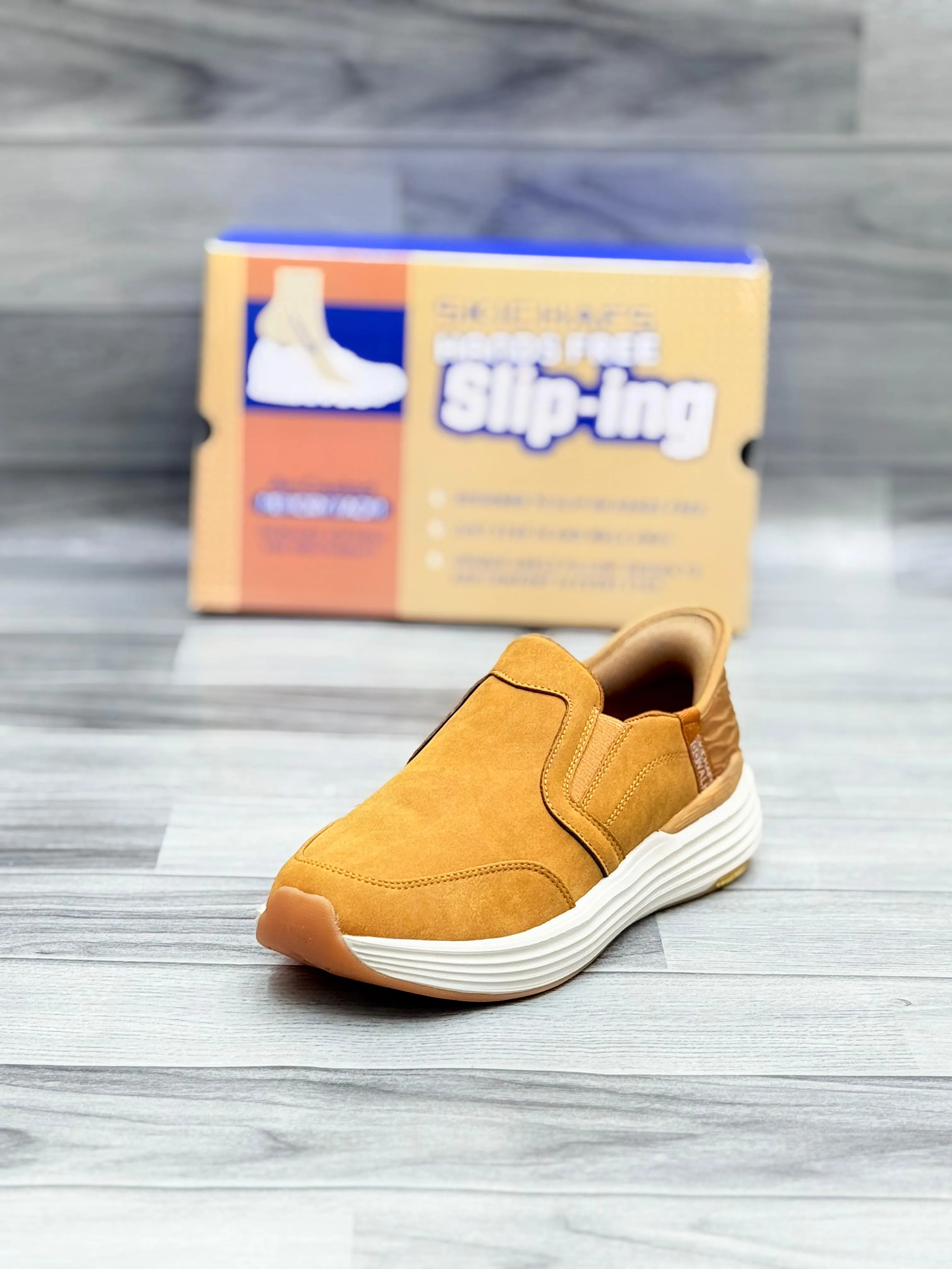 Skechers Slip-On Casual Shoes - Tan Brown