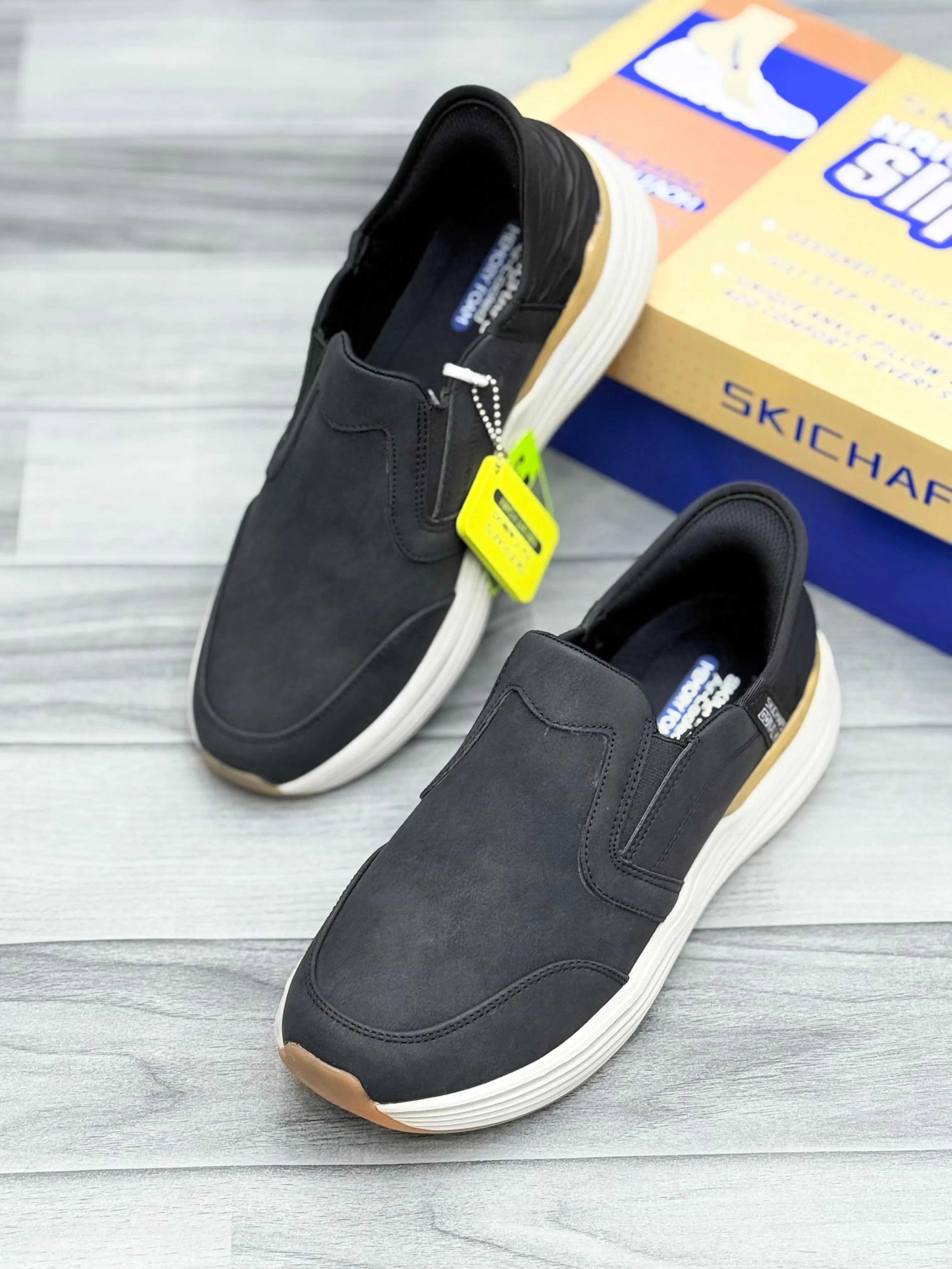 Skechers Slip-On Casual Shoes - Tan Brown