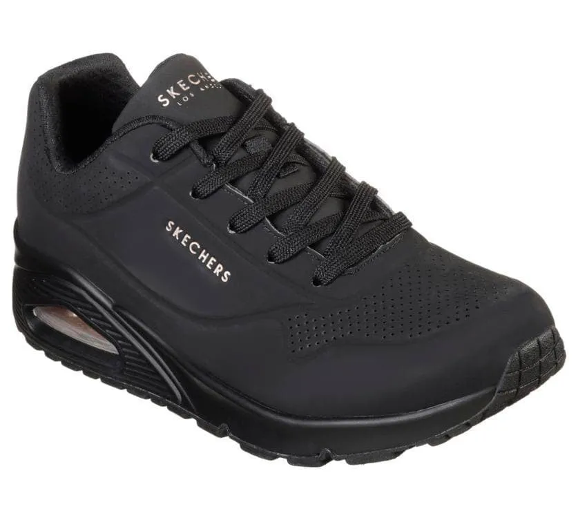 Skechers UNO Stand On Air Black Black