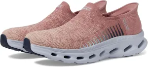 SKECHERS Women's Go Walk Glide Step 2.0 Venus Hands Free Slip-Ins Sneaker, Mauve/Blue, 5.5