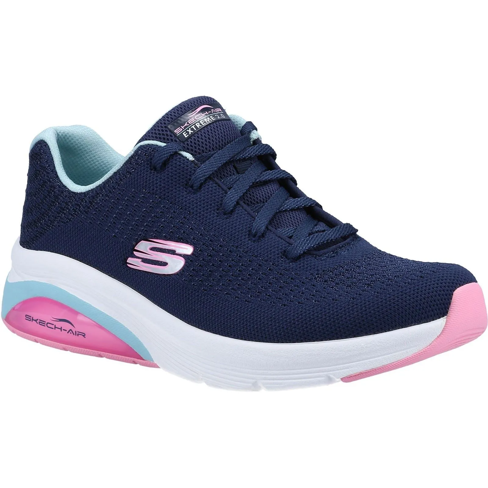 Skechers Women's Skech-Air Extreme 2.0 - Classic Vibe Shoe in Navy/Light Blue