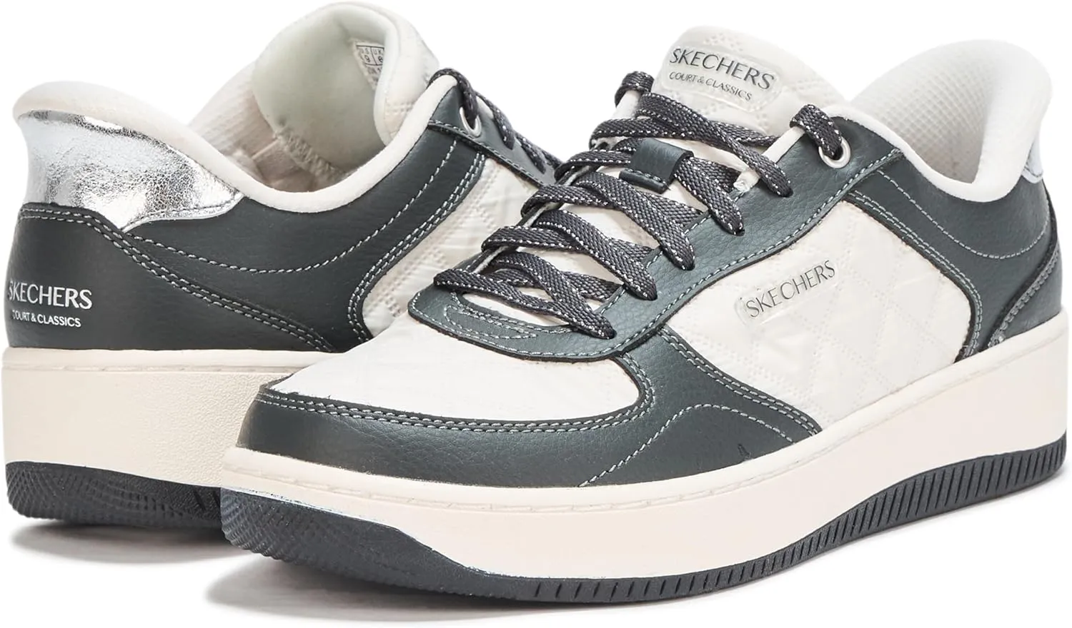 Skechers Women's Sport Court 2.0-Daily Journey Hands Free Slip-ins Sneaker