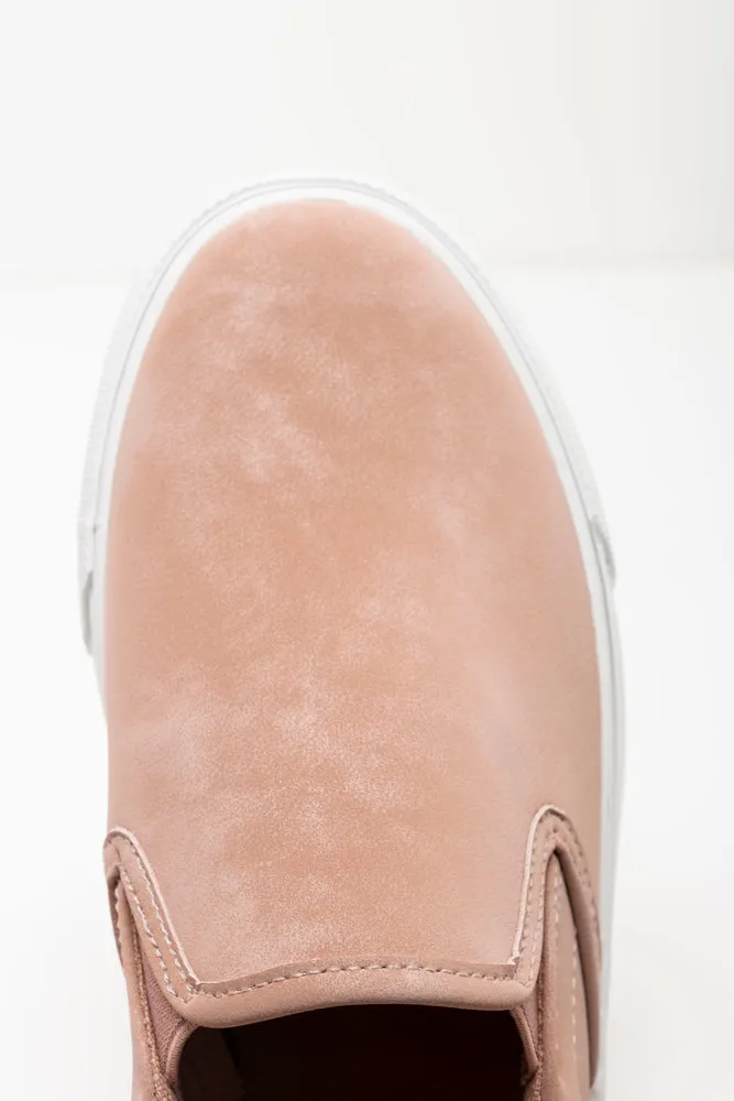 Slip On Sneakers Dusty Pink