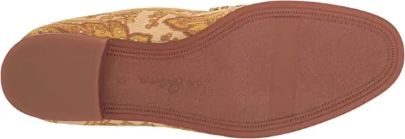 Stacked Sale event Loafers Edelman Loraine Fashion Almond Sam Heel Tumeric Toe Wide selection Slip On