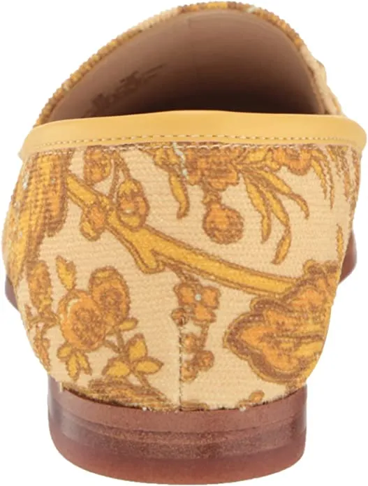 Stacked Sale event Loafers Edelman Loraine Fashion Almond Sam Heel Tumeric Toe Wide selection Slip On