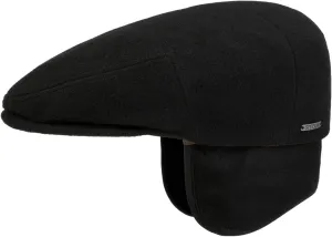 Stetson Kent Wool Earflaps Flat Cap Women/Men | Made in The EU