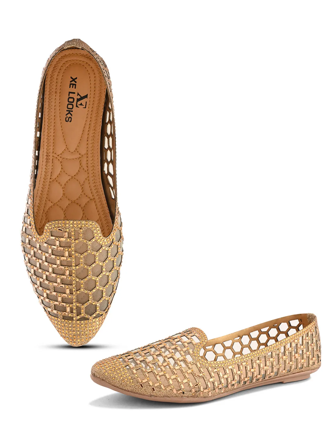 Stylish Slip-On Shimmering Bellies