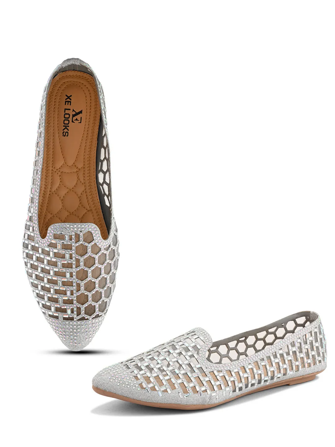 Stylish Slip-On Shimmering Bellies