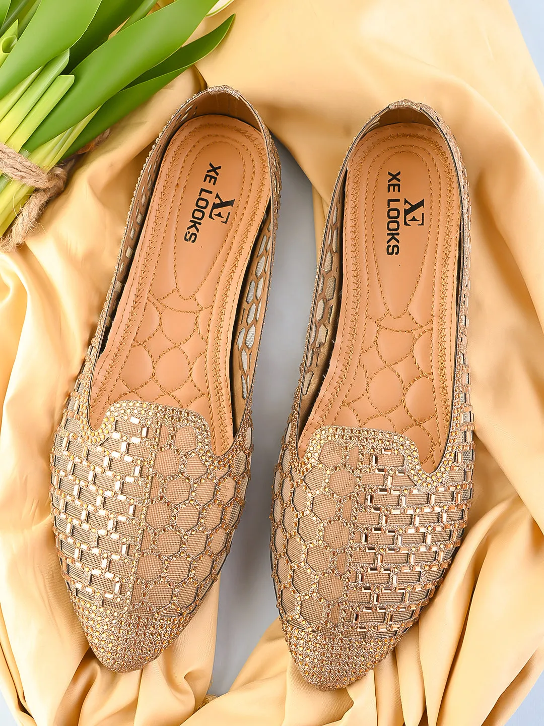 Stylish Slip-On Shimmering Bellies