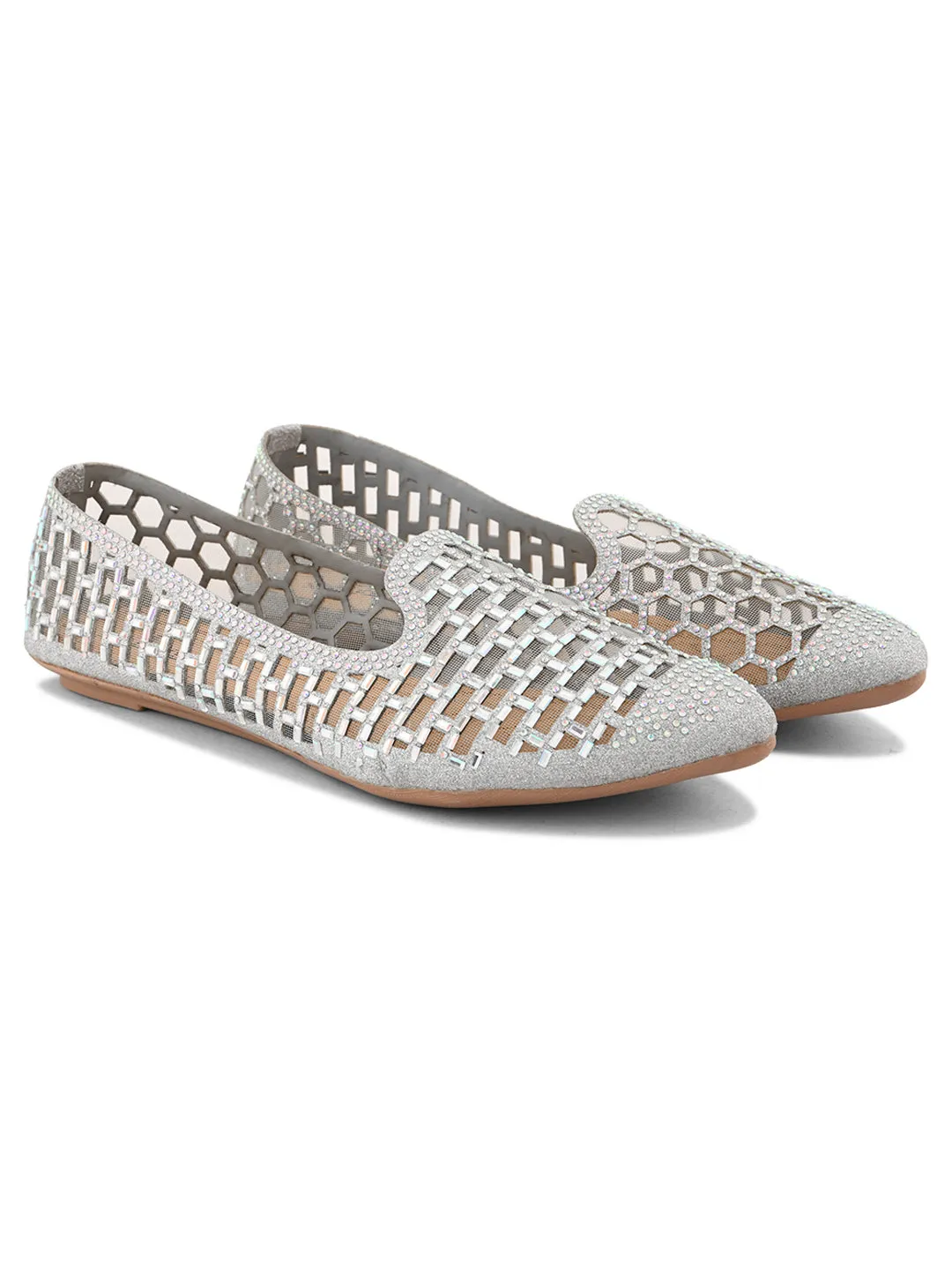 Stylish Slip-On Shimmering Bellies