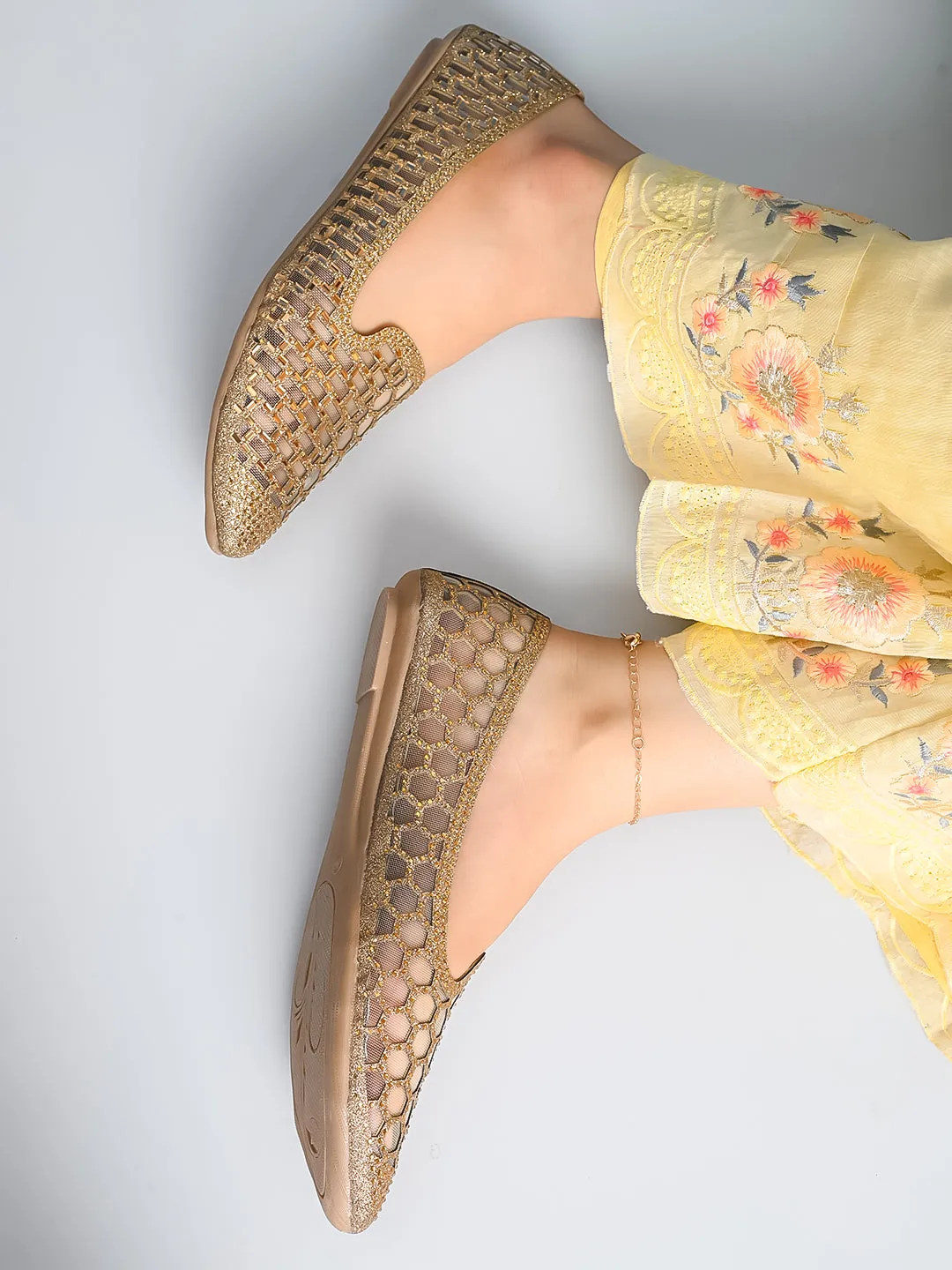 Stylish Slip-On Shimmering Bellies
