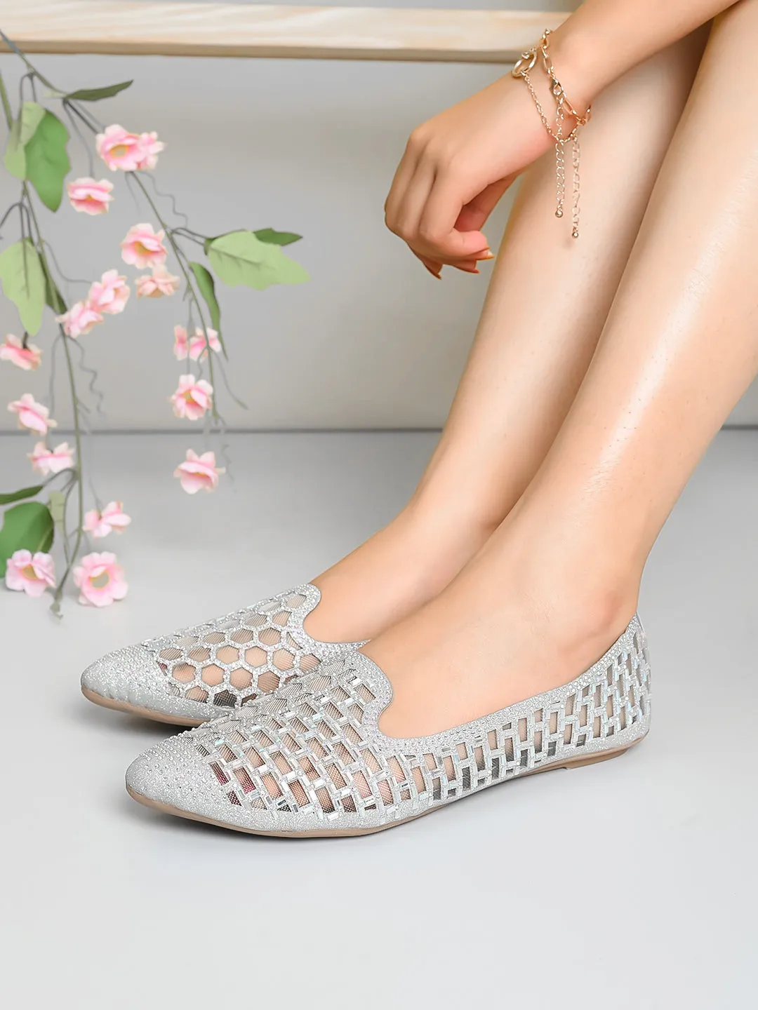 Stylish Slip-On Shimmering Bellies