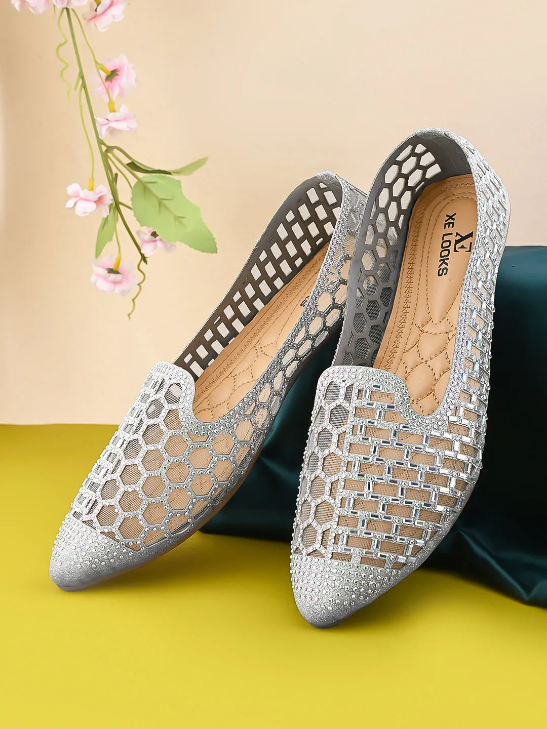 Stylish Slip-On Shimmering Bellies