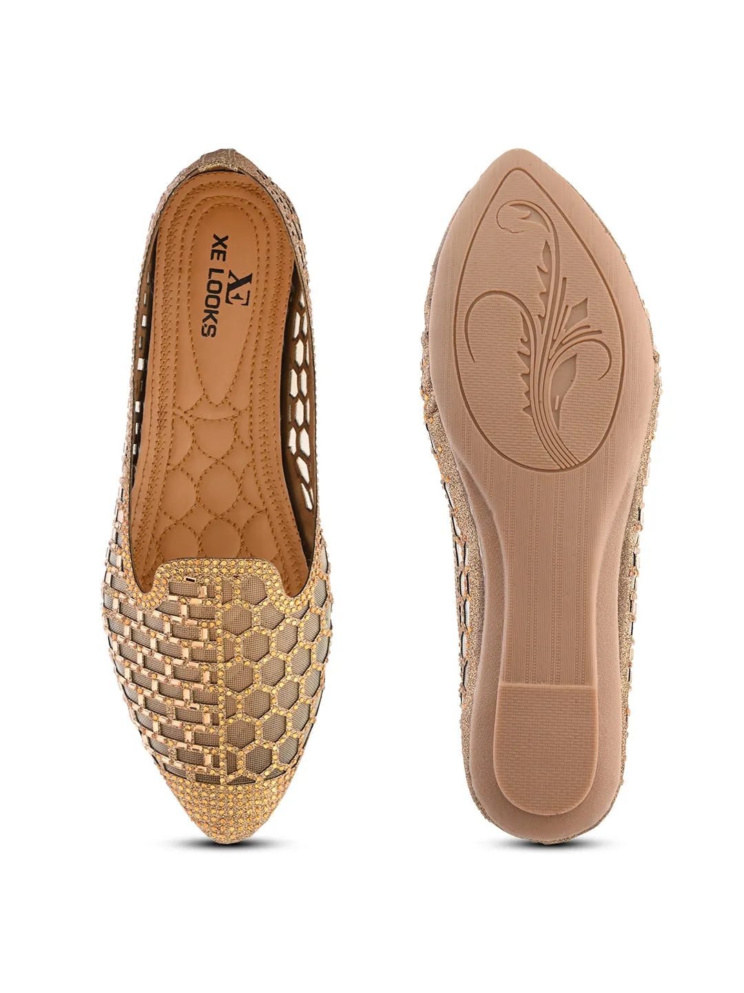 Stylish Slip-On Shimmering Bellies