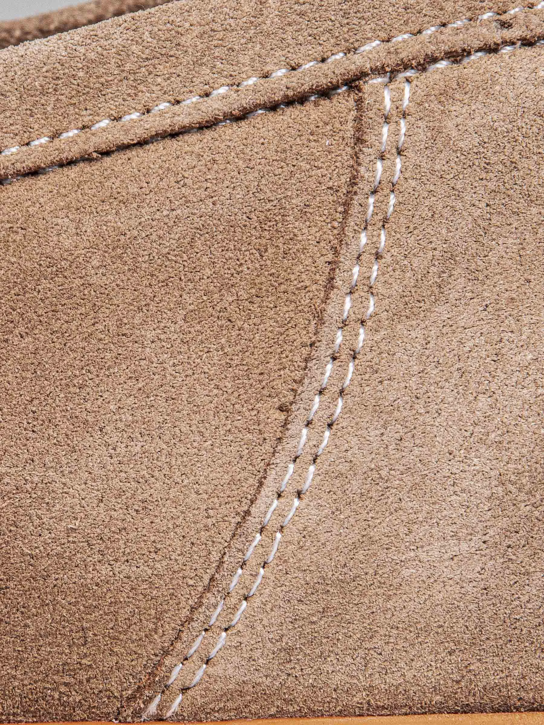 Suede Loafer Beige Shoes