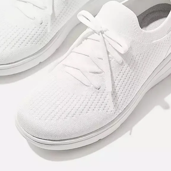 SUPER-Q Knit Slip-On Laced Sneakers